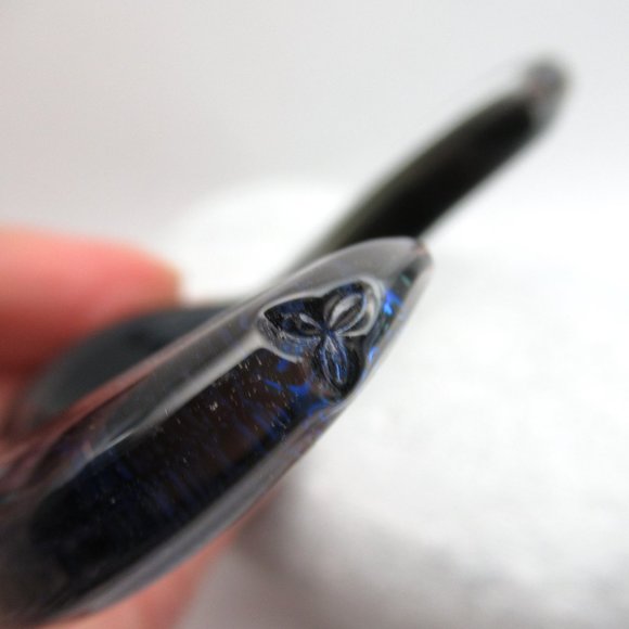 Blue Dichro Glass cuff bracelet - Picture 5 of 12